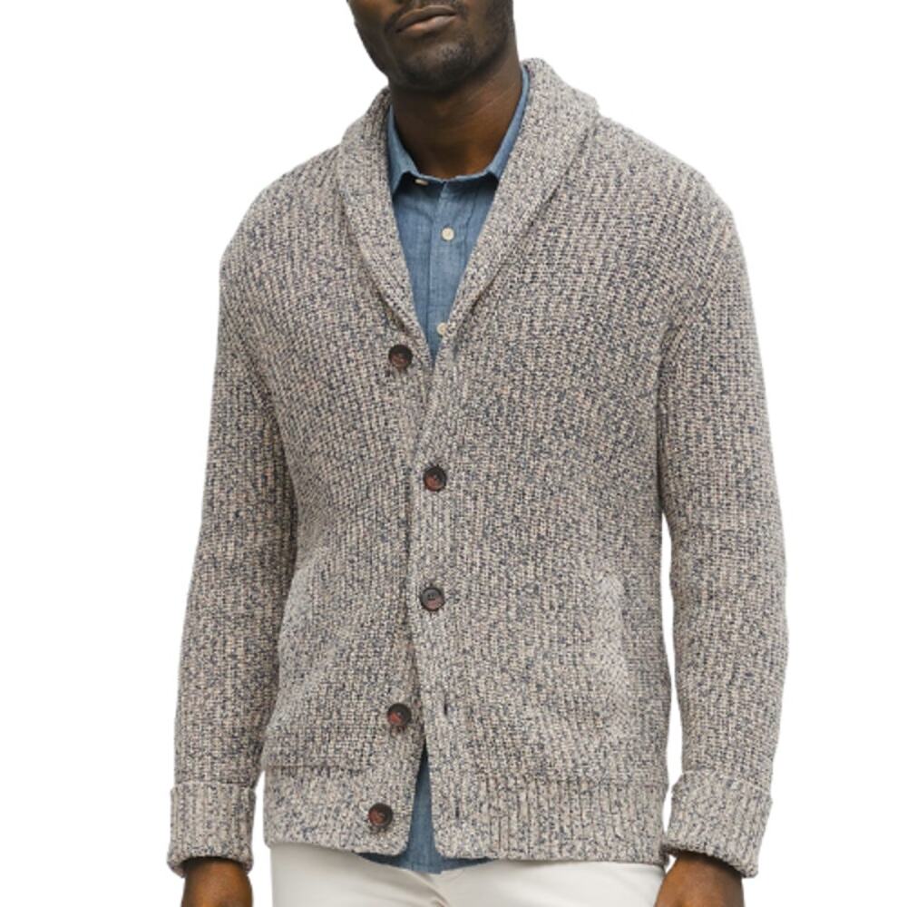 Banana Republic Men’s Shawl-Collar Cardigan Sweater Neutral EUC Size L